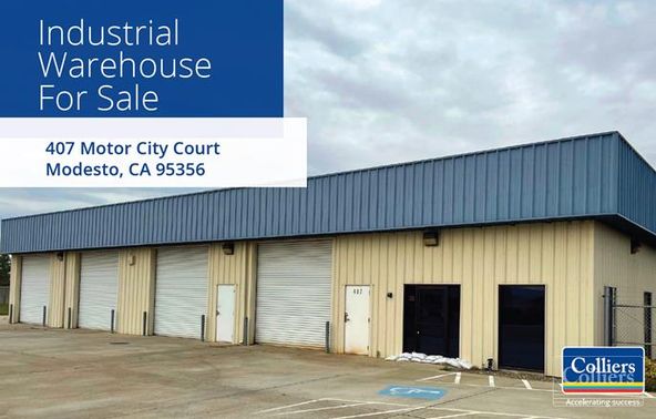 INDUSTRIAL BUILDING FOR SALE: 407 Motor City Ct, Modesto, CA 95356